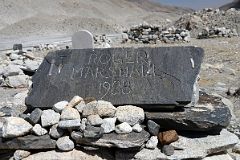 46 Canadian Roger Marshall Died May 21, 1987 Attempting The Hornbein Couloir Memorial At Hill Next To Mount Everest North Face Base Camp.jpg